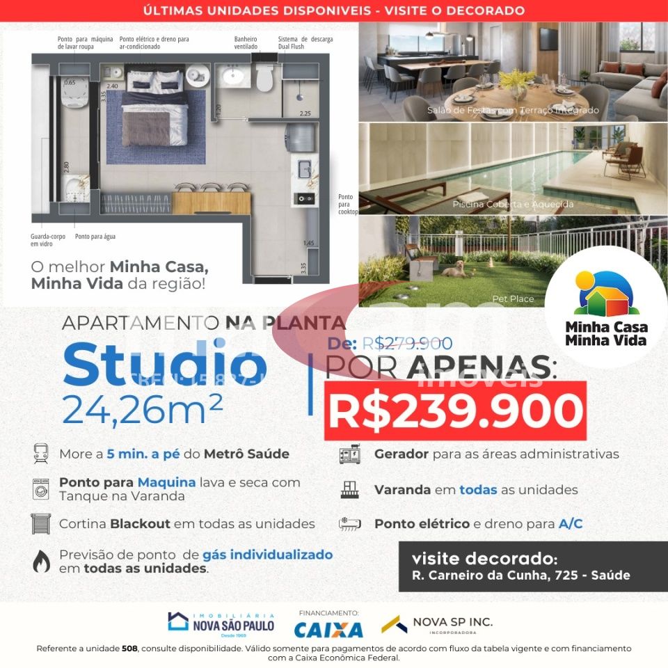 Apartamento para Venda - Vila da Saúde