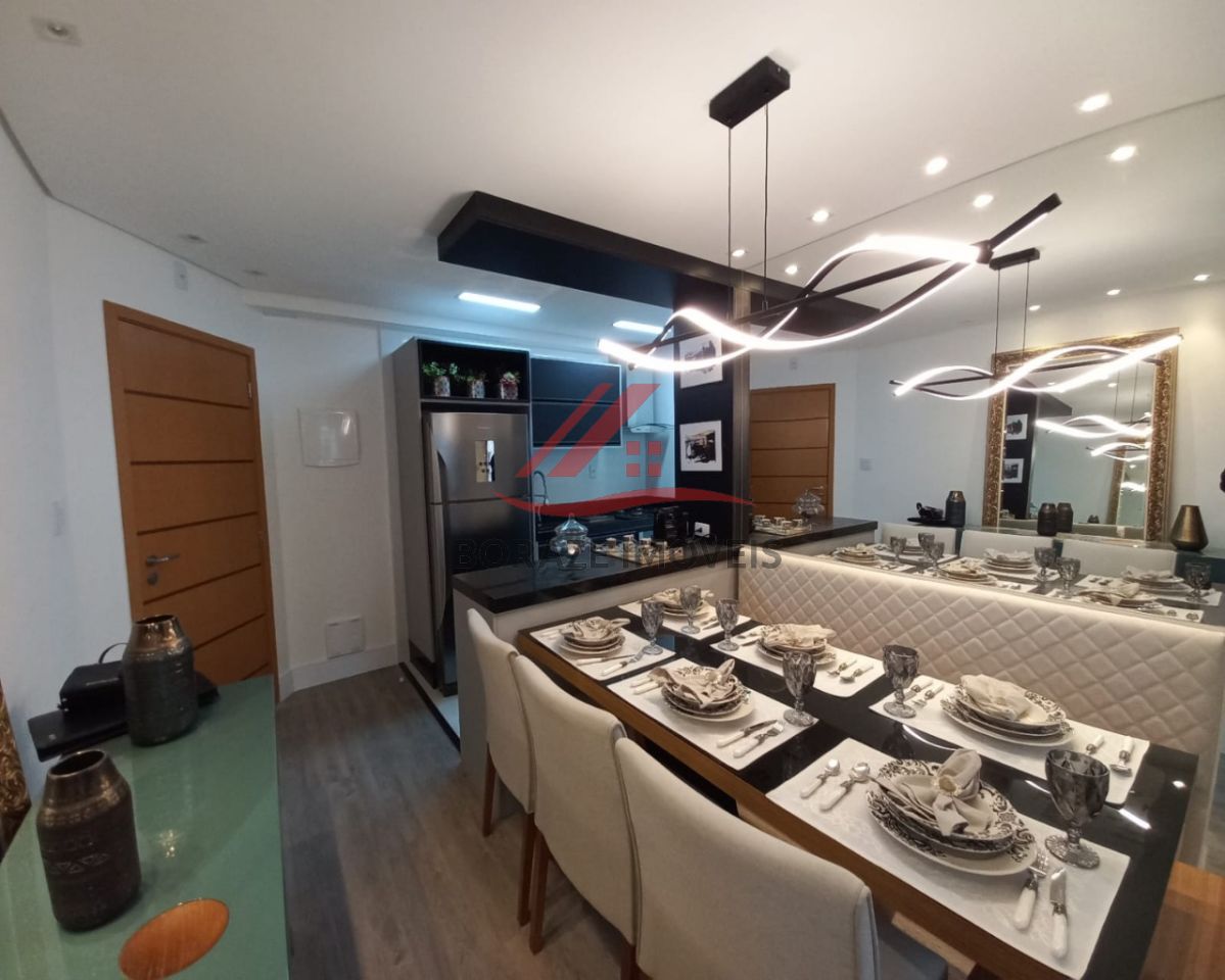 Apartamento com 2 quartos, sendo 1 suíte para venda no Bairro Campestre em Santo André