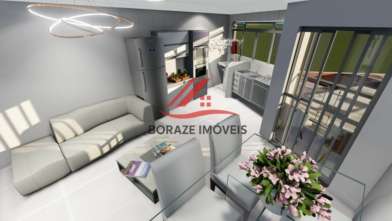 Cobertura com 2 quartos, sendo 1 suíte para venda no Jardim Guapituba