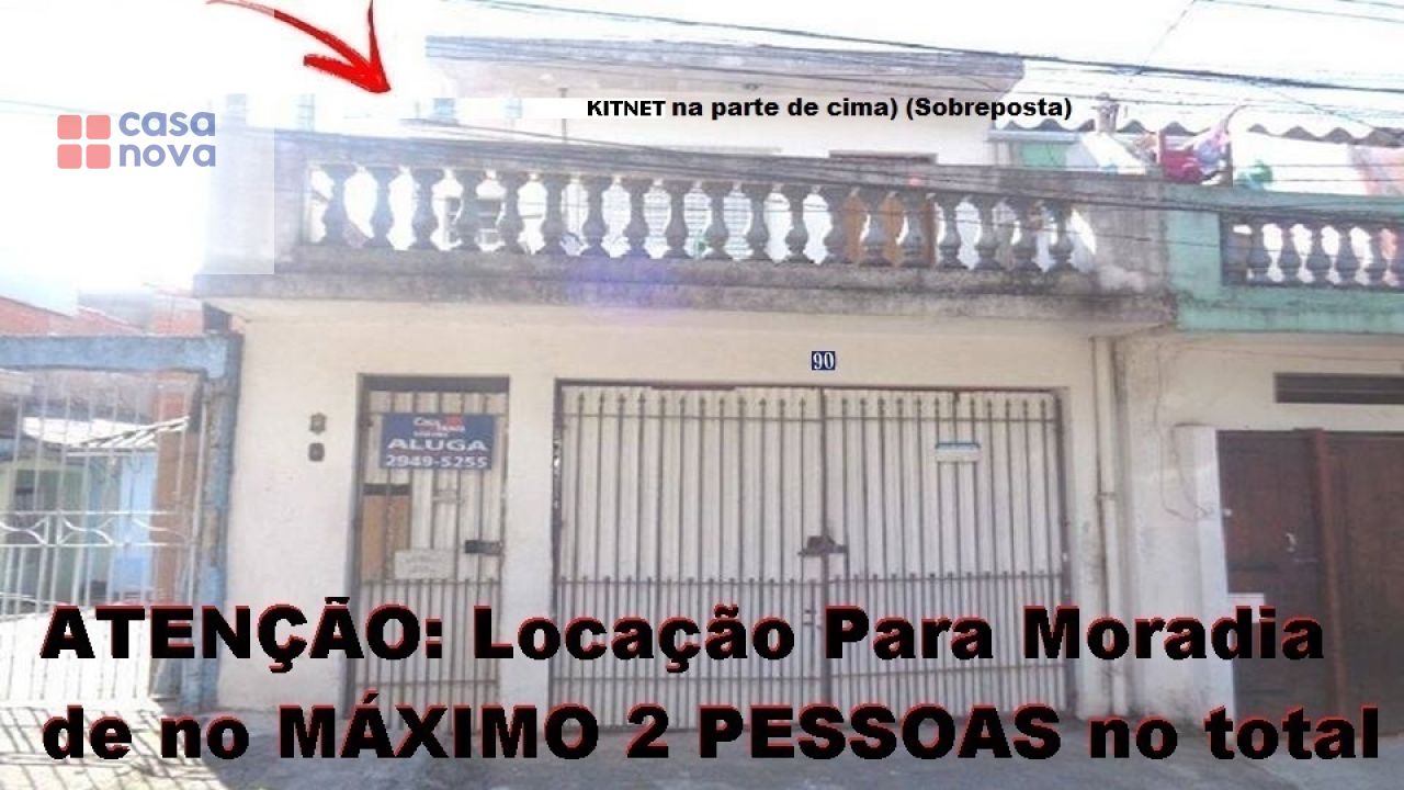 Casa Assobradada para Locação - VILA SABRINA