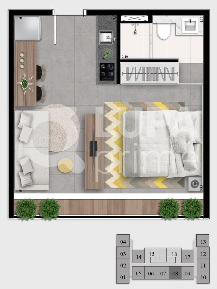 apartamento-venda-sao-paulo-santana-1dormitorio-25m2-LS35455