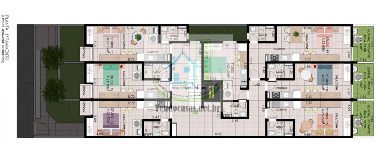 Kitnet-Studio, 24 m² - Foto 6