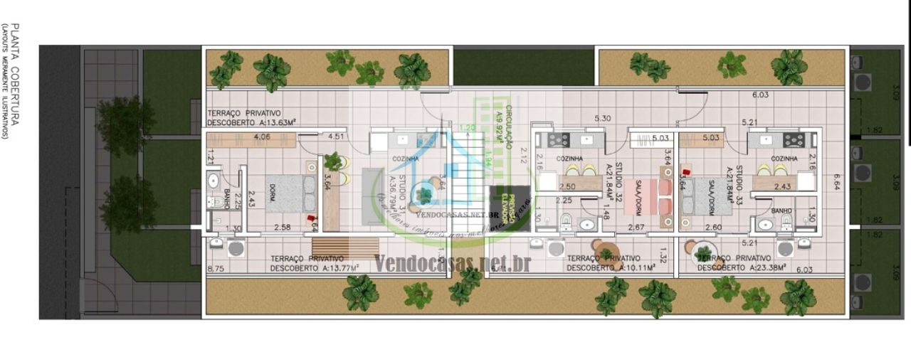 Kitnet-Studio, 24 m² - Foto 8