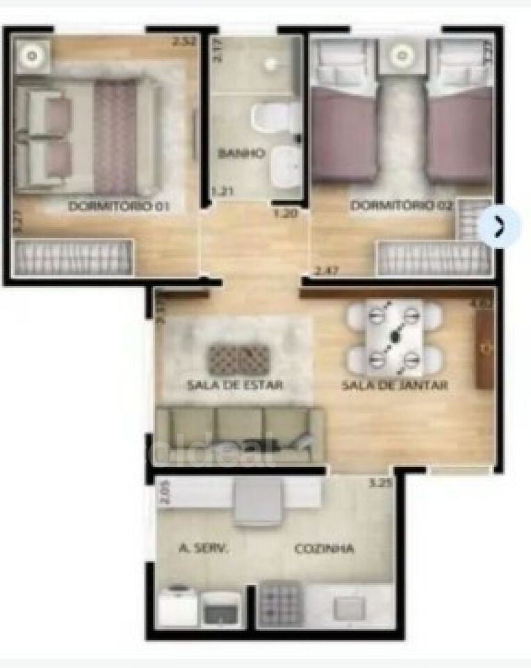 Apartamento, 2 quartos, 45 m² - Foto 20