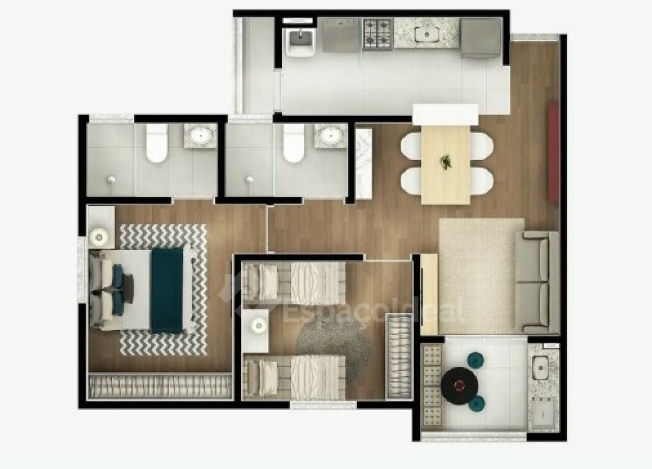 Apartamento, 2 quartos, 62 m² - Foto 9