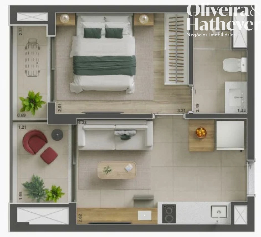 Apartamento para Venda - Cidade Monções