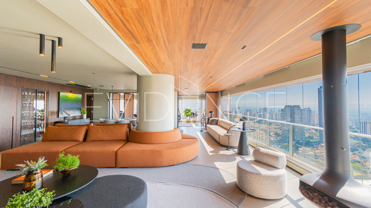 Apartamento com 392m², 4 dormitórios, 4 suítes, 5 vagas no bairro Jardim Anália Franco em São Paulo