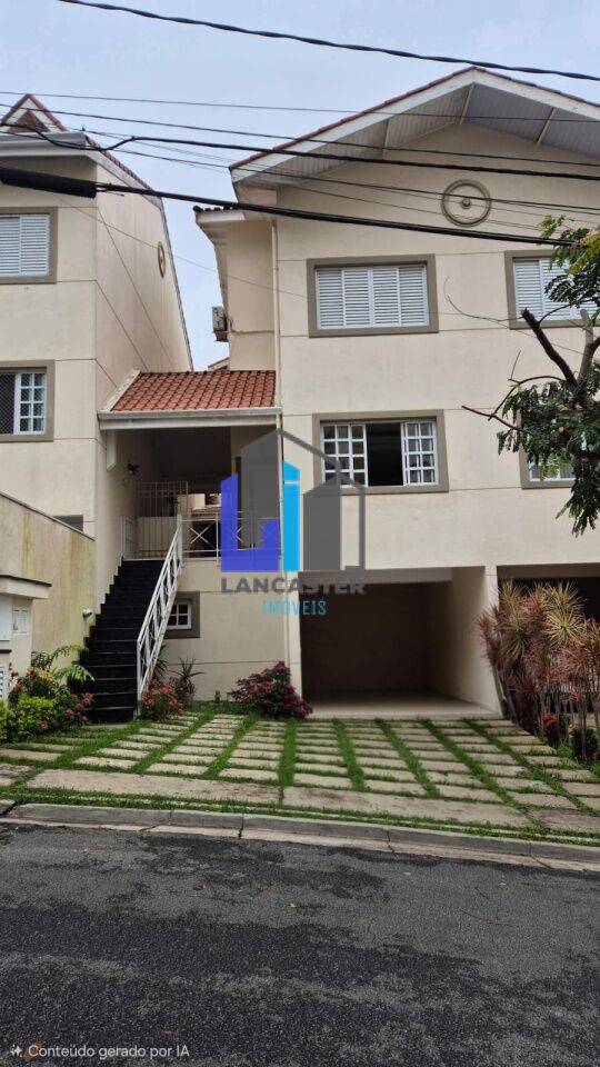 Sobrado em Condomínio Fechado  208m²  Semi Mobiliado| 3 Dormitórios | 3 Vagas 