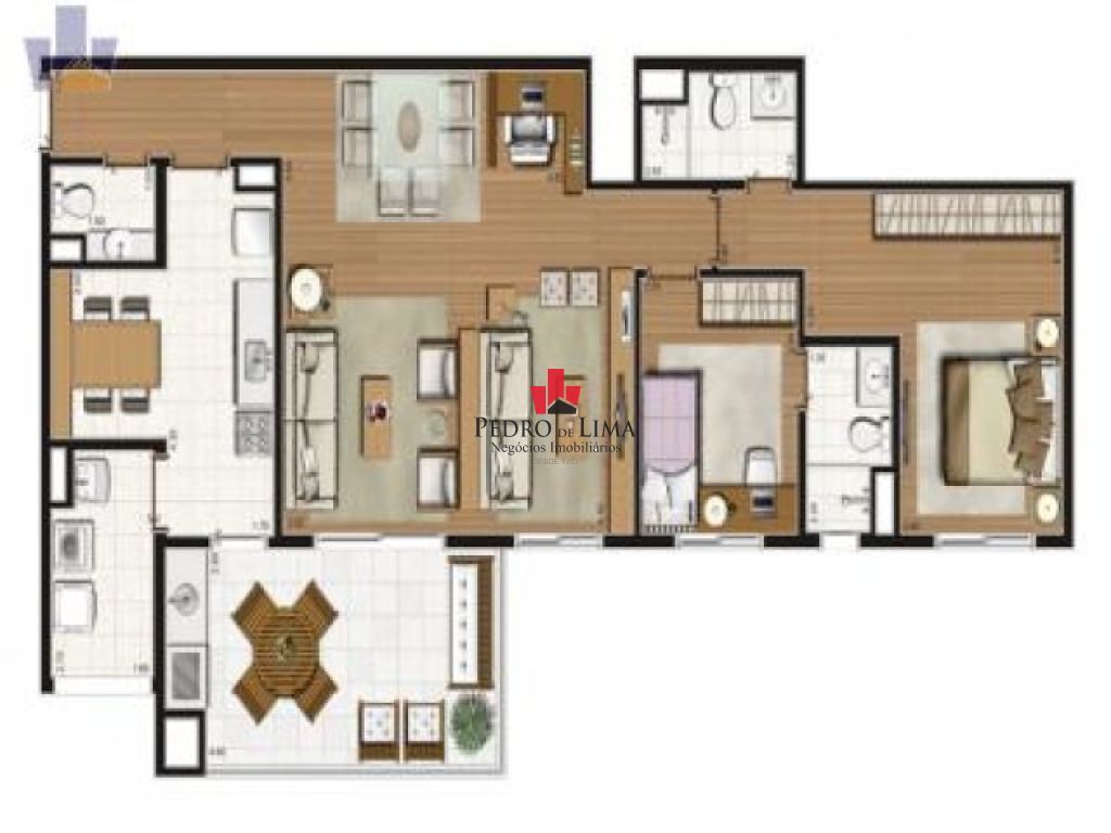 Apartamento 83m² no Condomínio Portale Mattino Luzes da Mooca