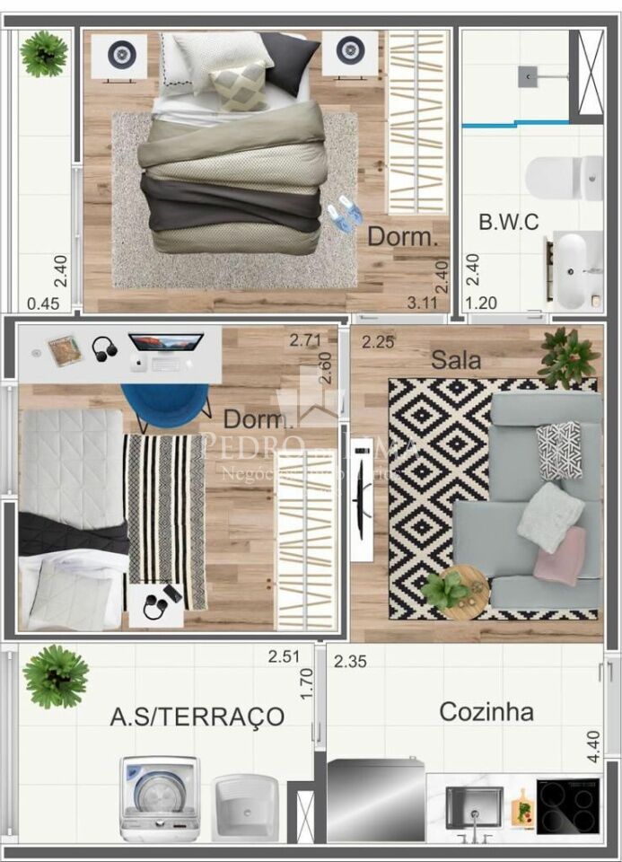 imagem do imovel Apartamento Studio na região da Penha  ref: PE43081