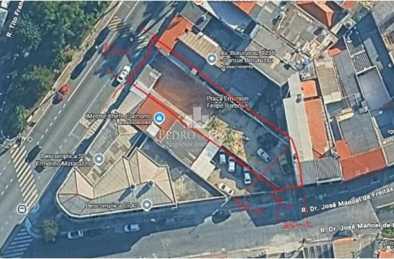 imagem do imovel Terreno 450m² oportunidade para construtores Av Boturussu - Ermelino Matarazzo ref: PE44798