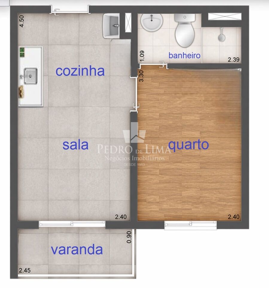 Apartamento na Penha, com 27 m², um quarto, lazer completo. 