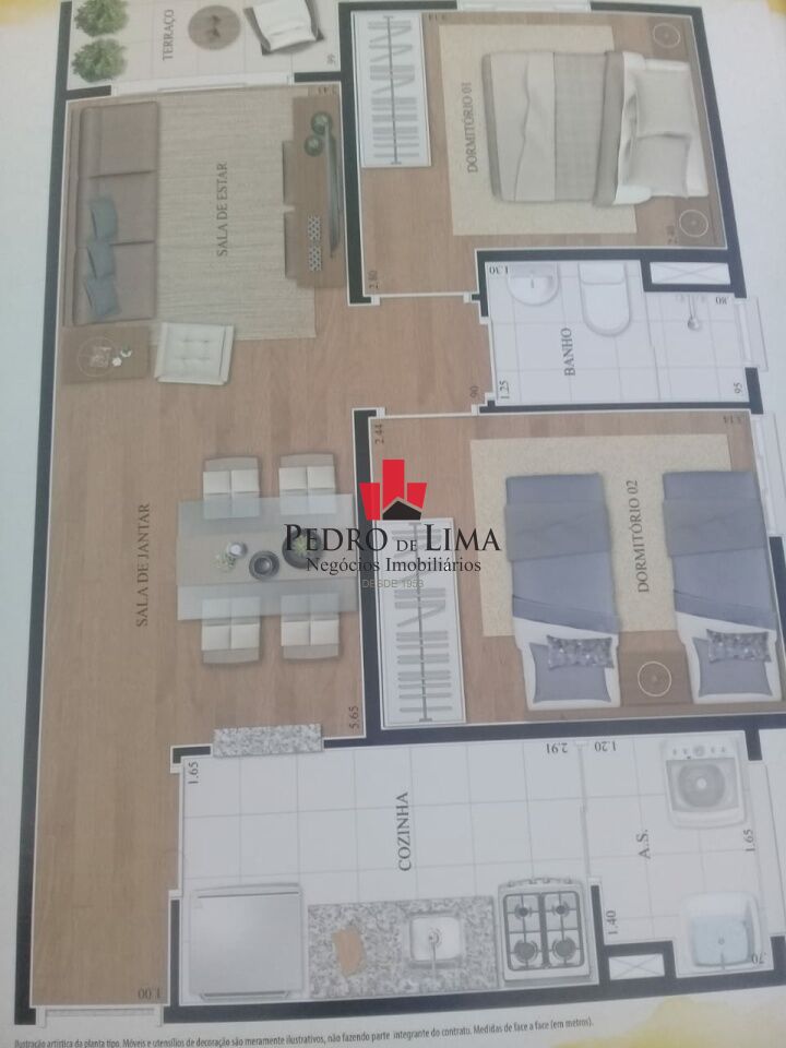 Apartamento 2 quartos, 1 vaga no Tatuapé, 50 m² - Condomínio Sunrise