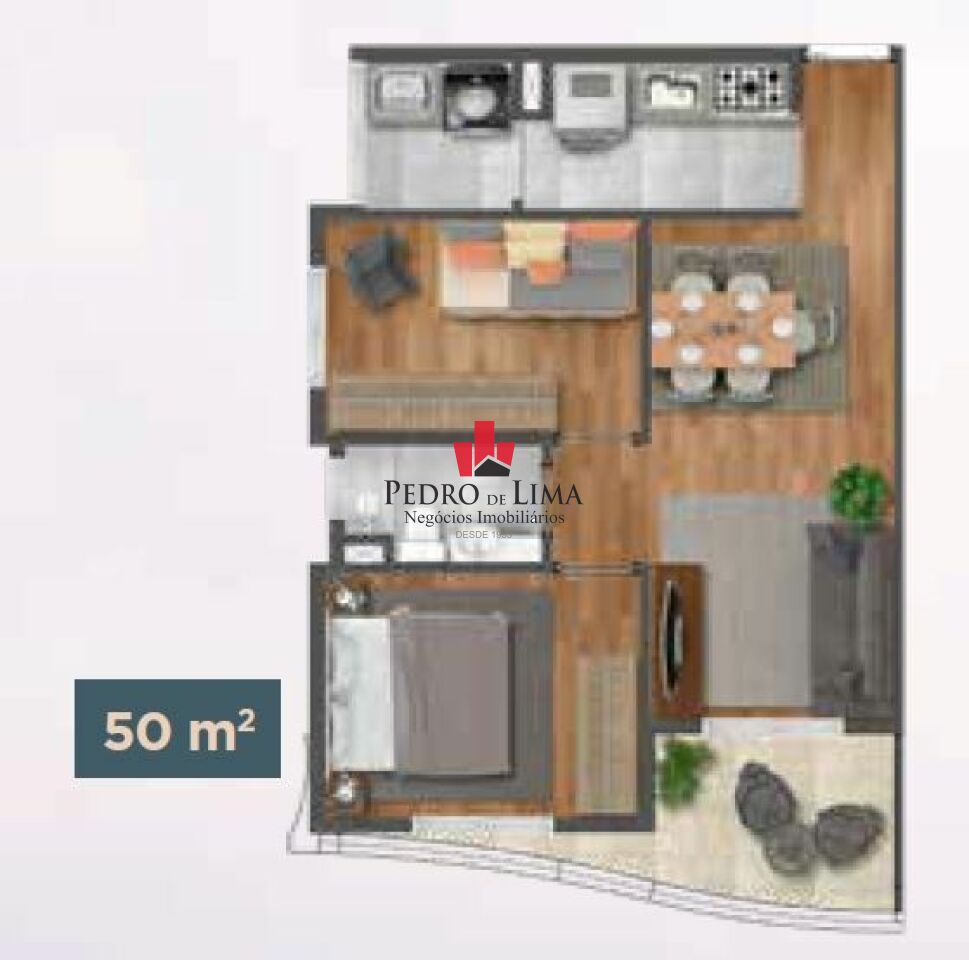 Apartamento 2 dormitórios, 50m² com vaga de garagem na Penha