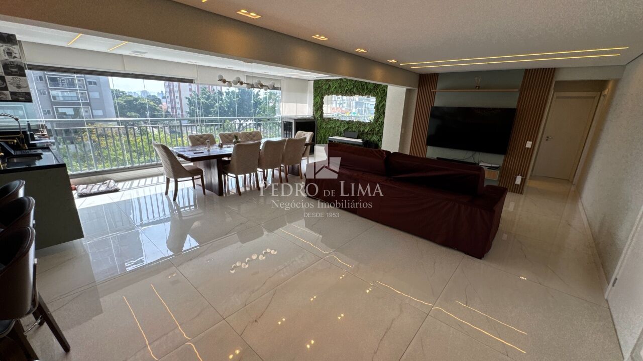 Apartamento alto padrão no Tatuapé, 144m², 3 suítes, varanda gourmet, 2 vagas. Condomínio High Park 