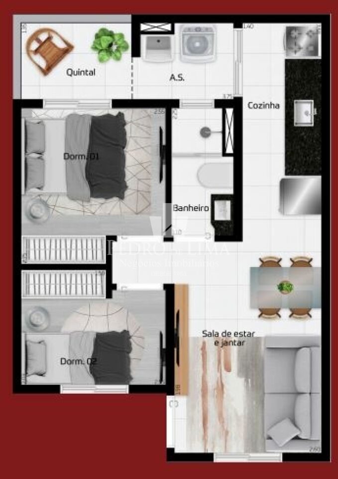 imagem do imovel Apartamento Studio, 34 m² , Vila Formosa. Condomínio Residencial Angra ref: TP27738