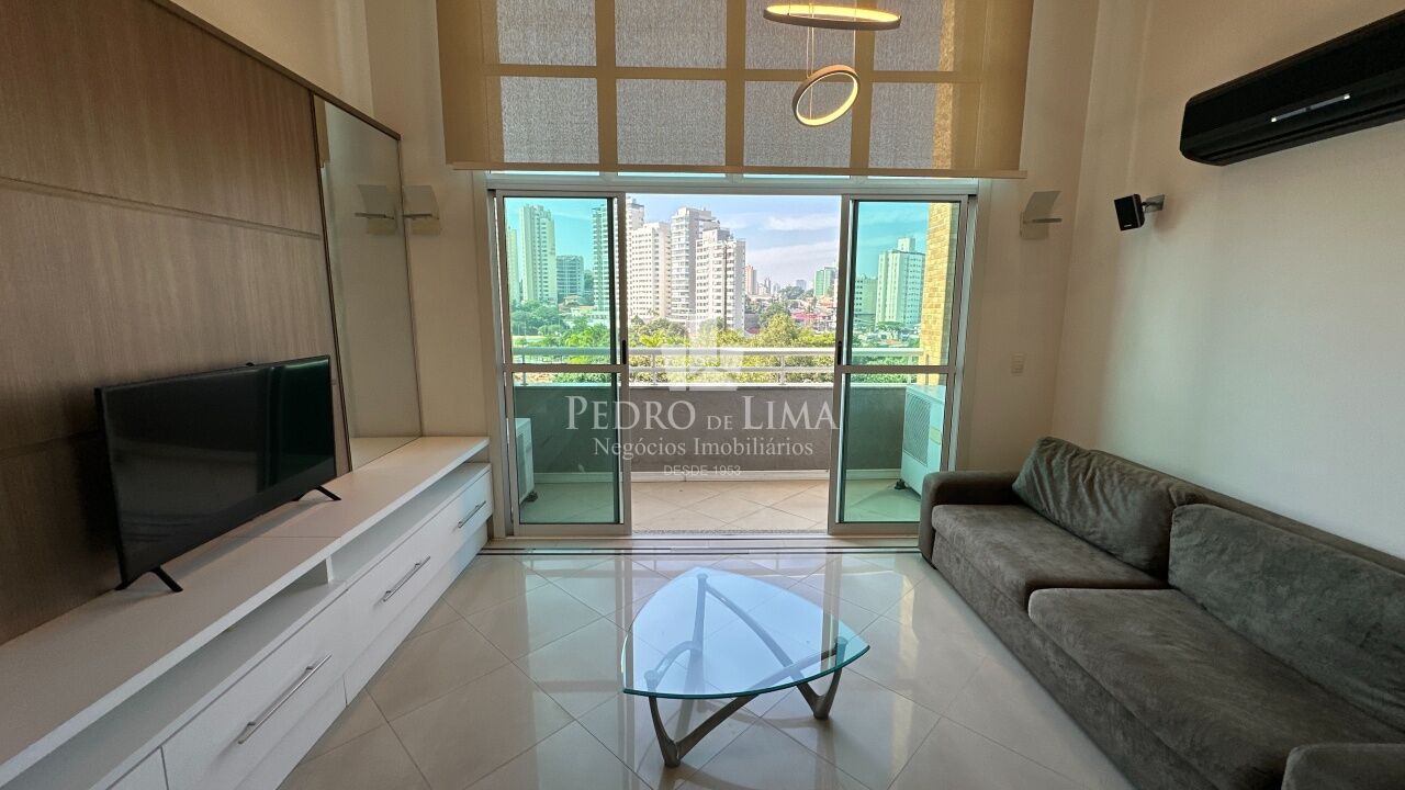 Duplex com 1 quarto, suíte, 2 vagas, Anália Franco. Condomínio Pozelli Loft Plus.