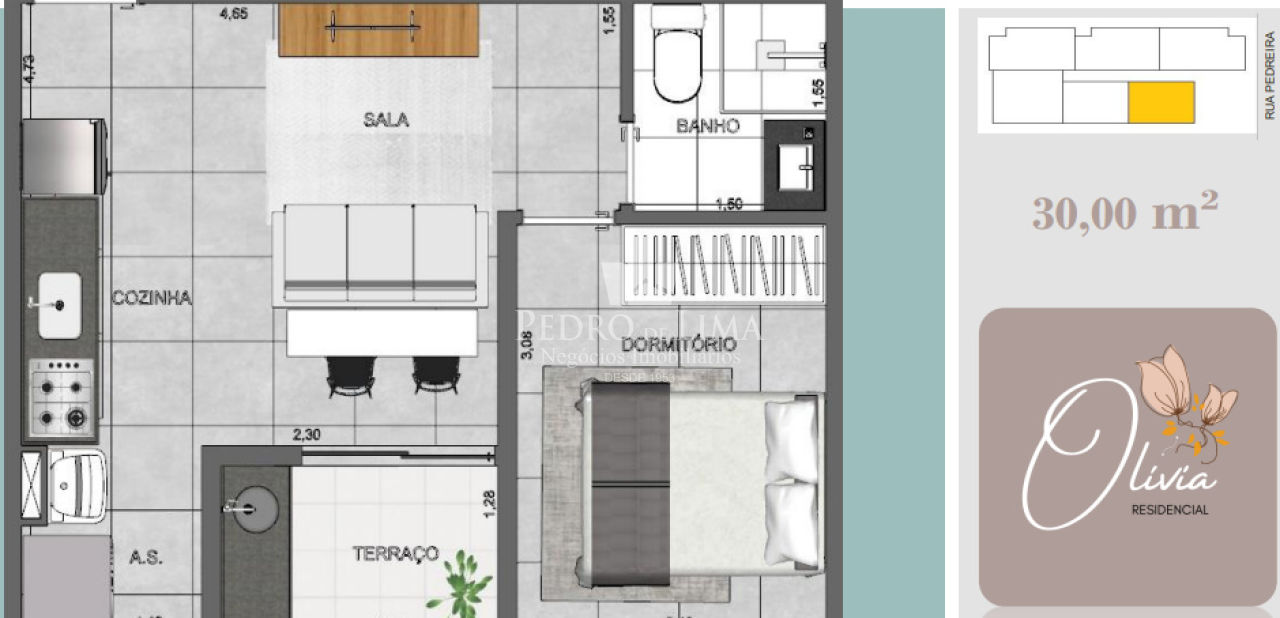 imagem do imovel Apartamento 1 dormitório na Vila Formosa. Condomínio Olivia. ref: TP28201