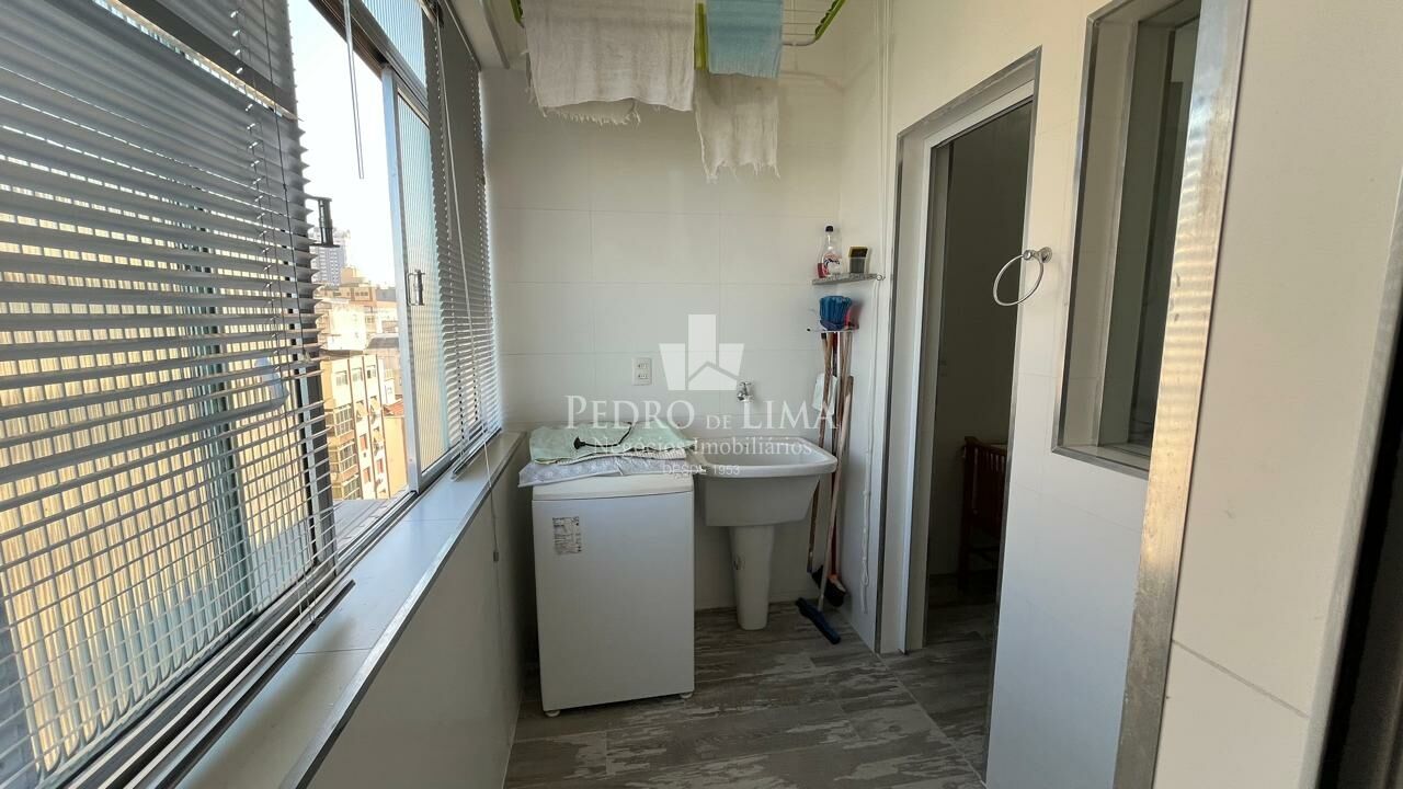 Apartamento em Santos, 3 dormitório 1 vaga, Frente para o mar. Condomínio Timão.