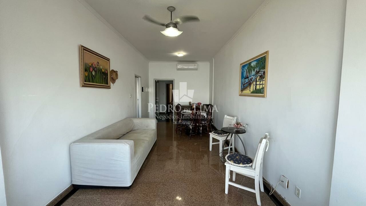 Apartamento em Santos, 3 dormitório 1 vaga, Frente para o mar. Condomínio Timão.