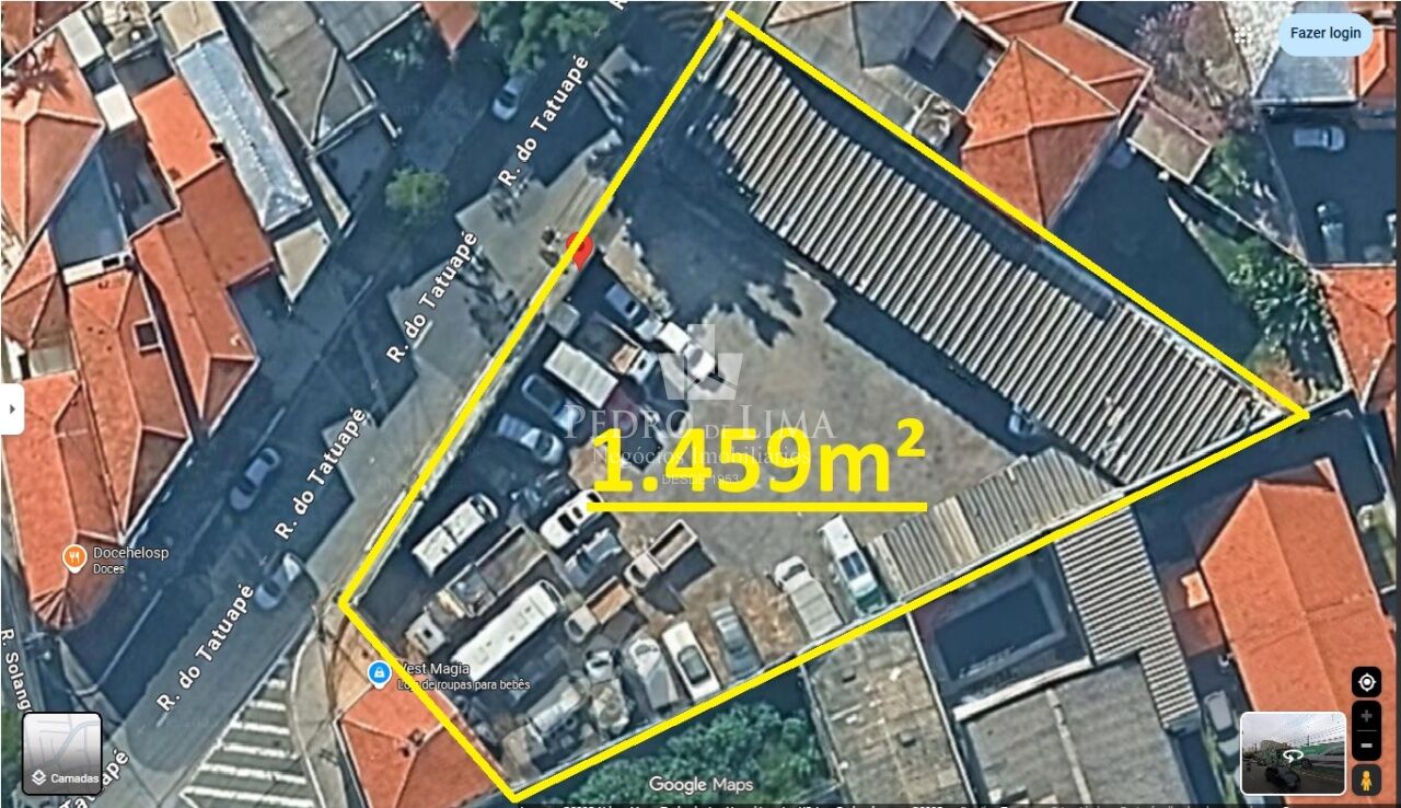 Terreno de 1459m² com 400m² de cobertura no Tatuapé