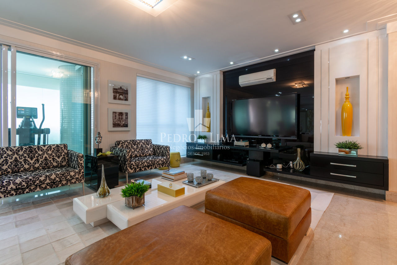 Apartamento 5 suítes, 3 salas, Leitura Biométrica, Ar condicionado na Água Rasa - Condomínio Bauhaus