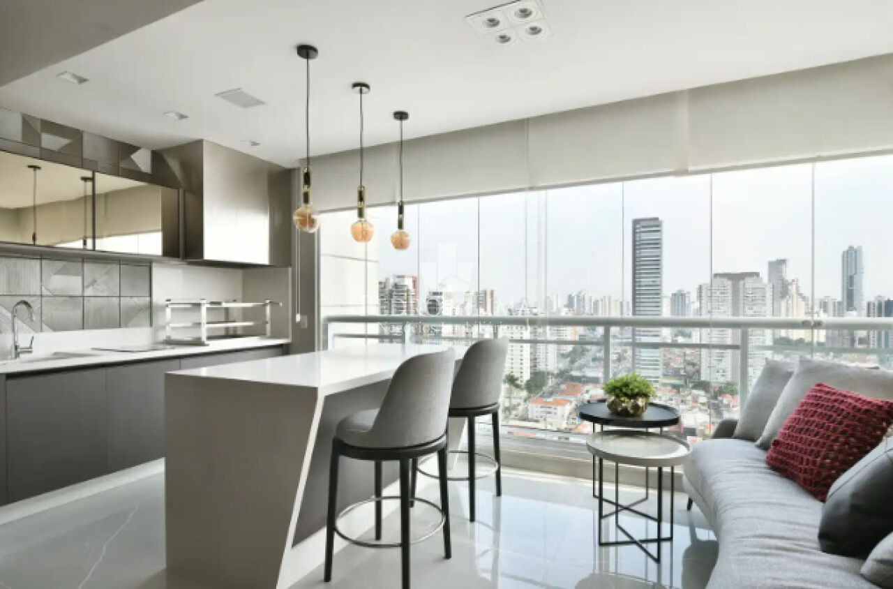 Apartamento no Tatuapé, alto padrão, mobiliado, 148m2, 3 suítes, 3 vagas, varanda gourmet