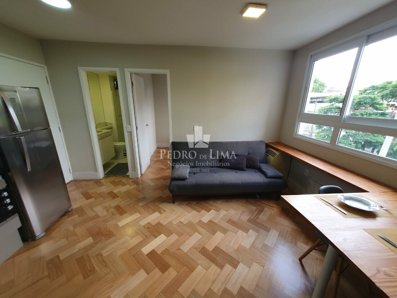 Apartamento Studio  de 33m²  de 1 Dormitório, Sala, Cozinha e Lavanderia integradas no Tatuapé