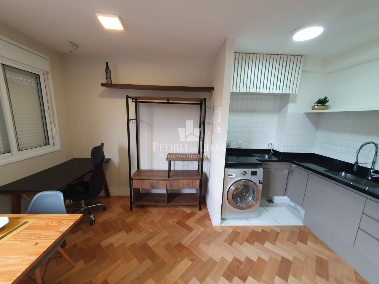 Apartamento Studio  de 33m²  de 1 Dormitório, Sala, Cozinha e Lavanderia integradas no Tatuapé