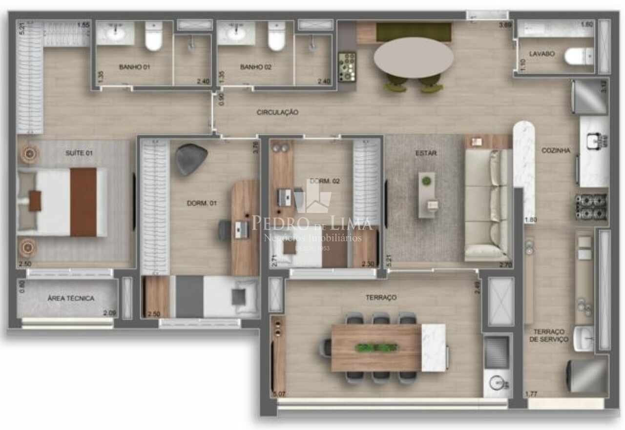 imagem do imovel Lançamento,350m do Shopping Metrô Tatuapé, 96m², 3 dorm. sendo 1 suíte, varanda gourmet, e 1 vaga. ref: TP30252