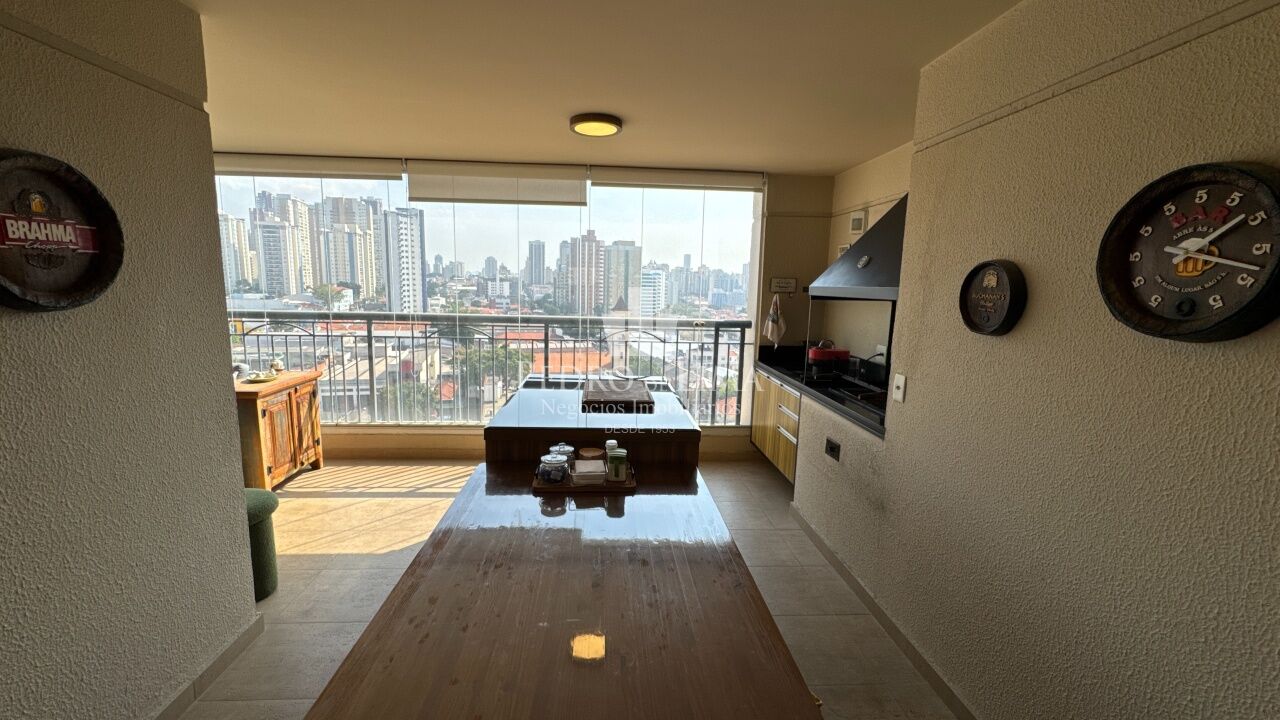 Apartamento Mobiliado Tatuapé 172 m² 3 suítes 3 vagas fixas varanda gourmet