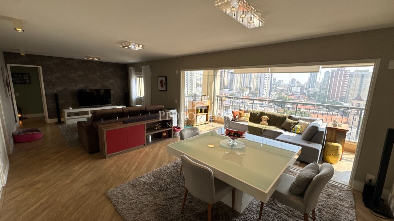 imagem do imovel Apartamento Mobiliado Tatuapé 172 m² 3 suítes 3 vagas fixas varanda gourmet ref: TP30500