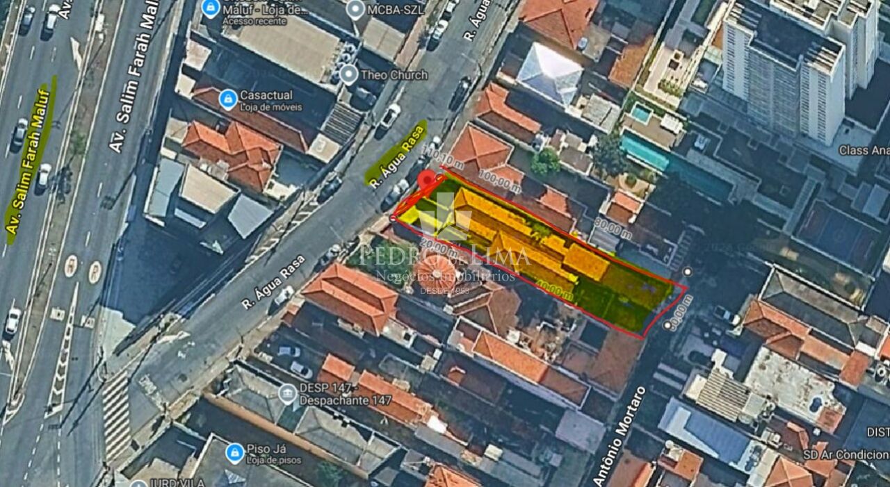 imagem do imovel Terreno, 444m²,  10 de frente, Tatuapé ref: TP30748