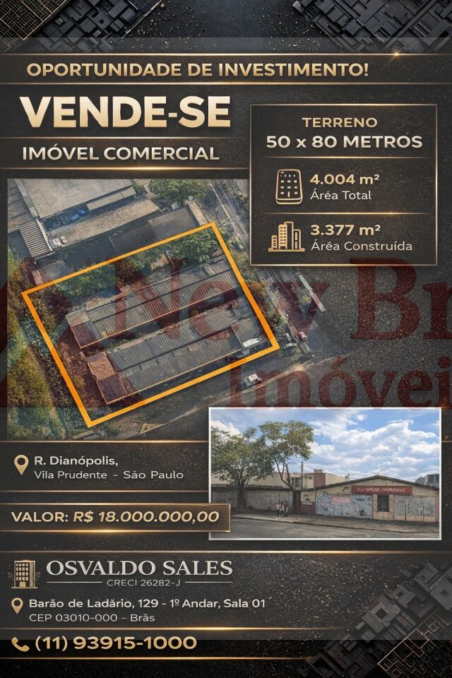 Comercial para Venda - Parque da Mooca