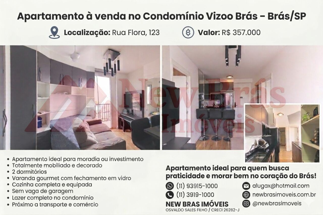 Apartamento para Venda - Brás