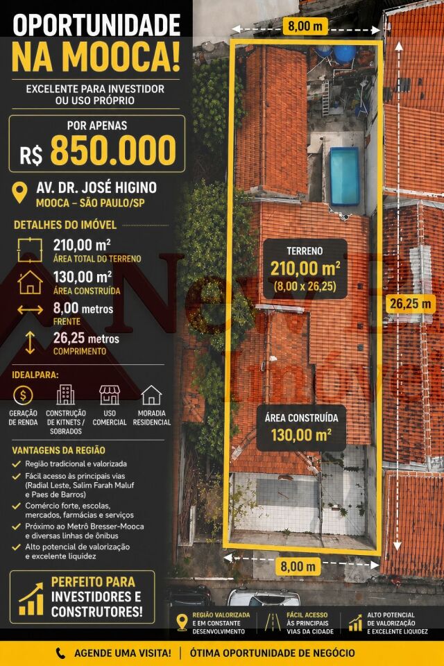 Casa Térrea para Venda - Vila Oratório