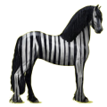 Rijpaard Fries Zwart