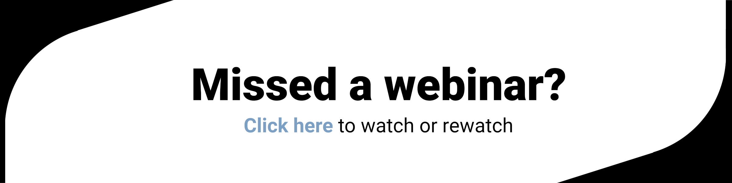 webinars Banner