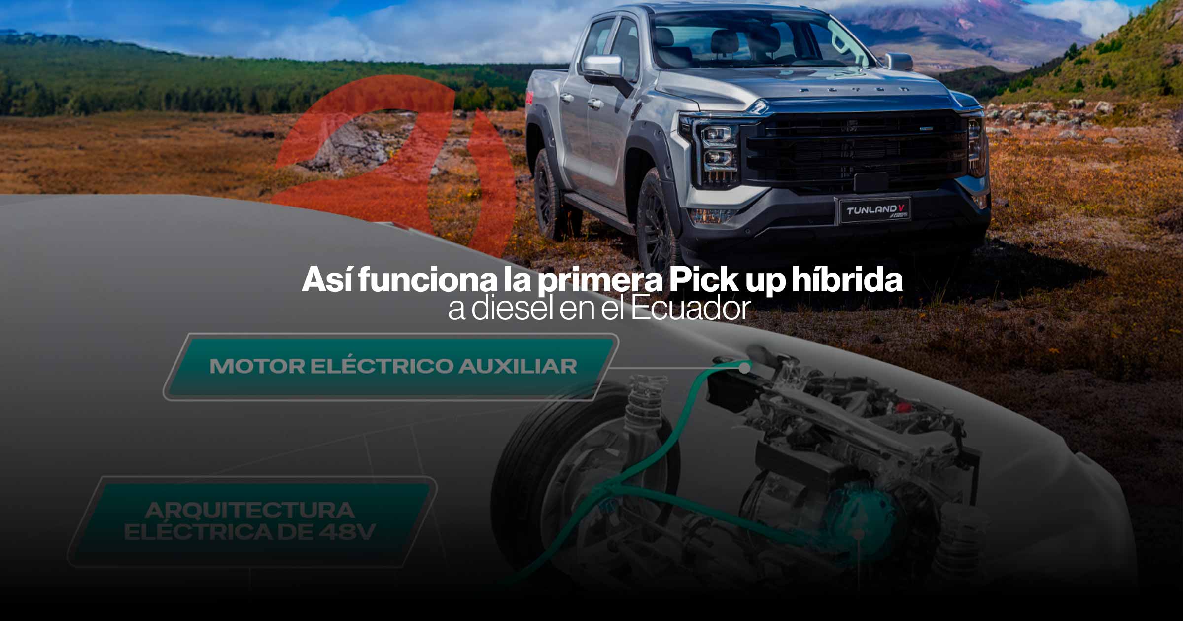 Híbridas a diésel: cómo FOTON está llevando la electrificación al mundo de las pick-ups