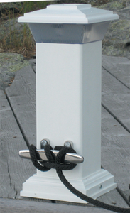 SOLAR DOCK LIGHT WITH STAINLESS STEEL CLEAT (#686-96250F) SOLAR DOCK LIGHT WITH STAINLESS STEEL CLEAT (#686-96250F)