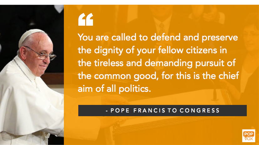 Pope Francis Remarks to Congress