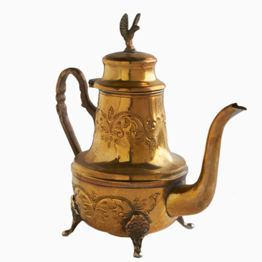 Eagles Pride Vintage Moroccan Brass Teapot