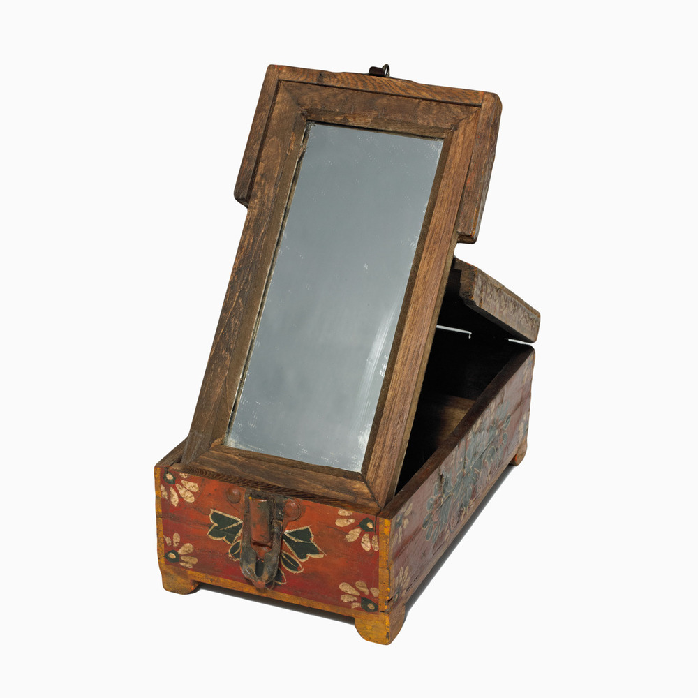 Painted Wooden Jewelry Box