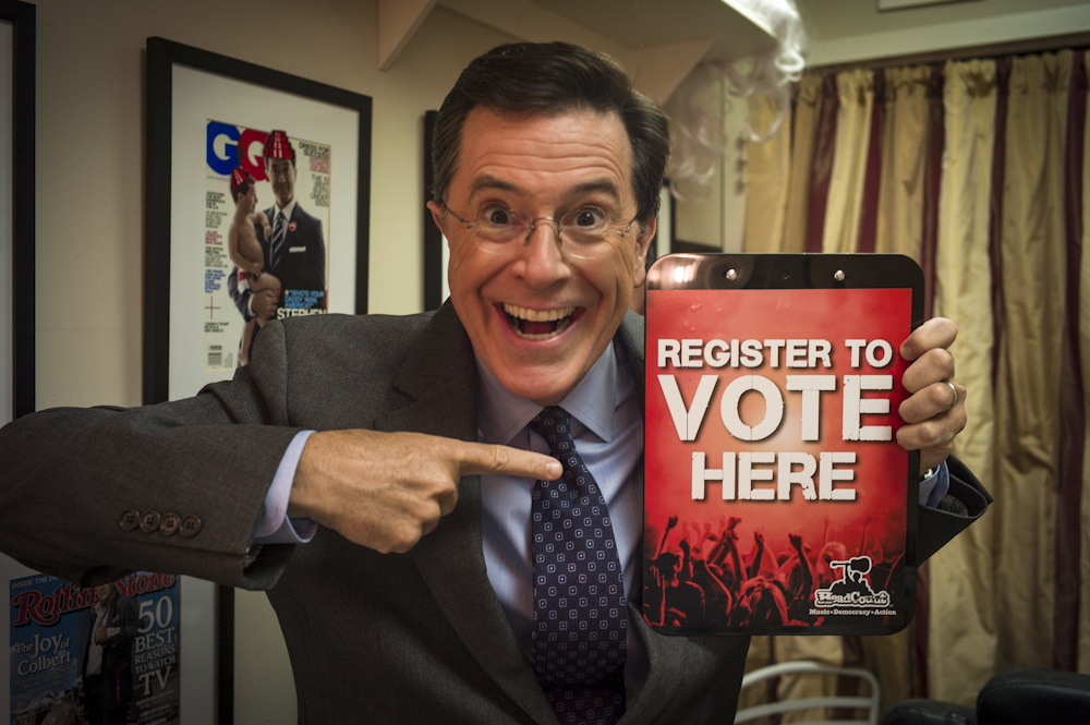 Stephen Colbert Voter Registration