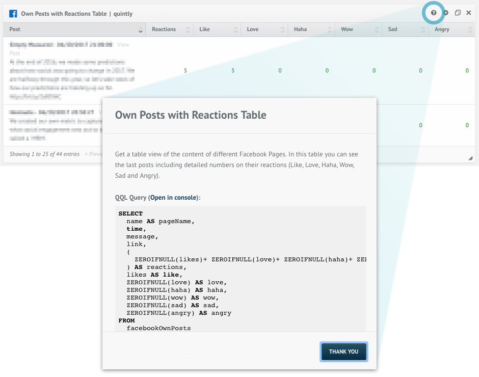 Custom Metric Builder QQL