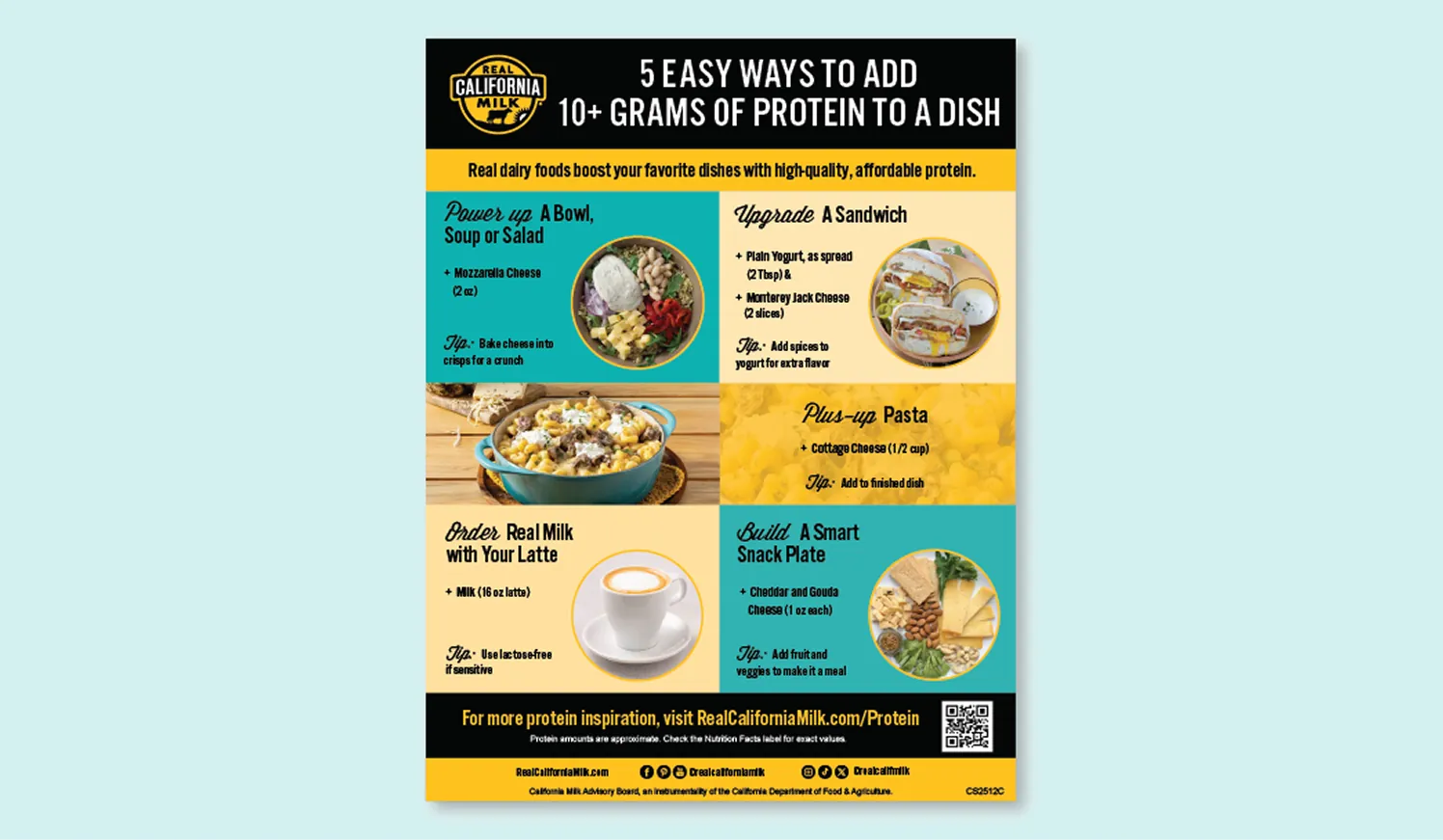 5 EASY Ways to Add 10 Grams of Protein to a Dish