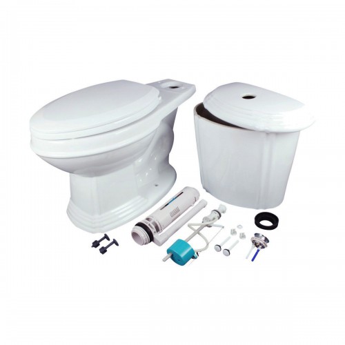 19Y-SB-8-2 RORU Corner 2 Piece Toilet | WaterSense Dual Flush Round Toilet
