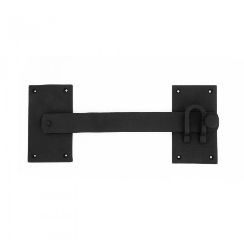 thumbnail image 2 of Heavy Duty Double Gate Latch With Padlock Hole - Adjustable Barn Door Lock For Wooden Fences 2 of 9