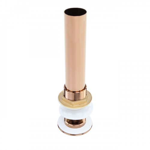 Rose Gold Pop Up Sink Drain with Overflow 1.25