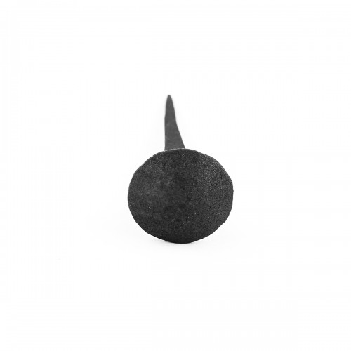 4 3/4" Black Wrought Iron Decorative Clavos Nails - Rustic Square Head Nails For Furniture & Doors